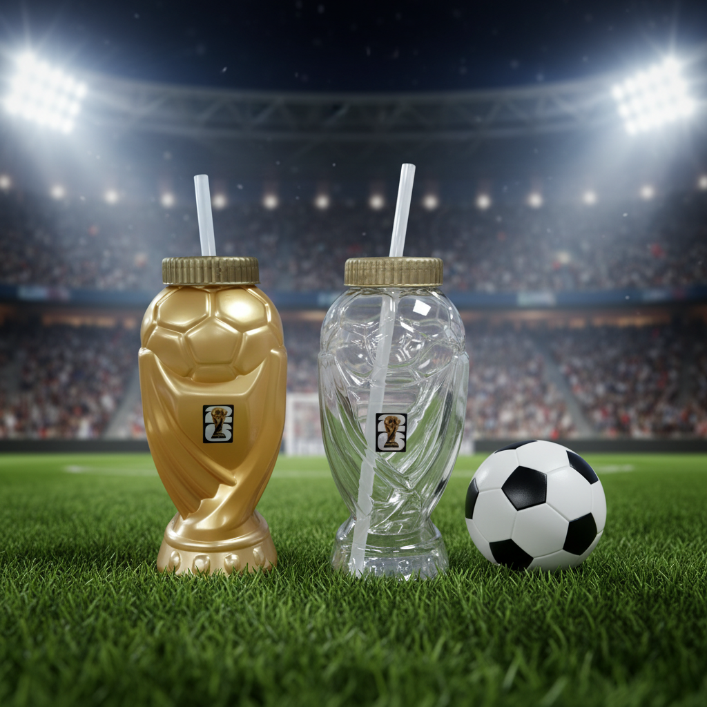 Vaso Copa Mundial con Popote
