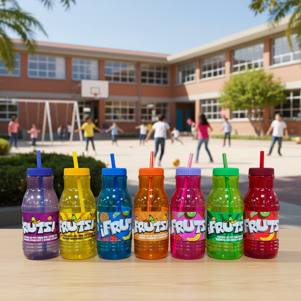 Vaso Mega Frutsi con Popote 1.2L