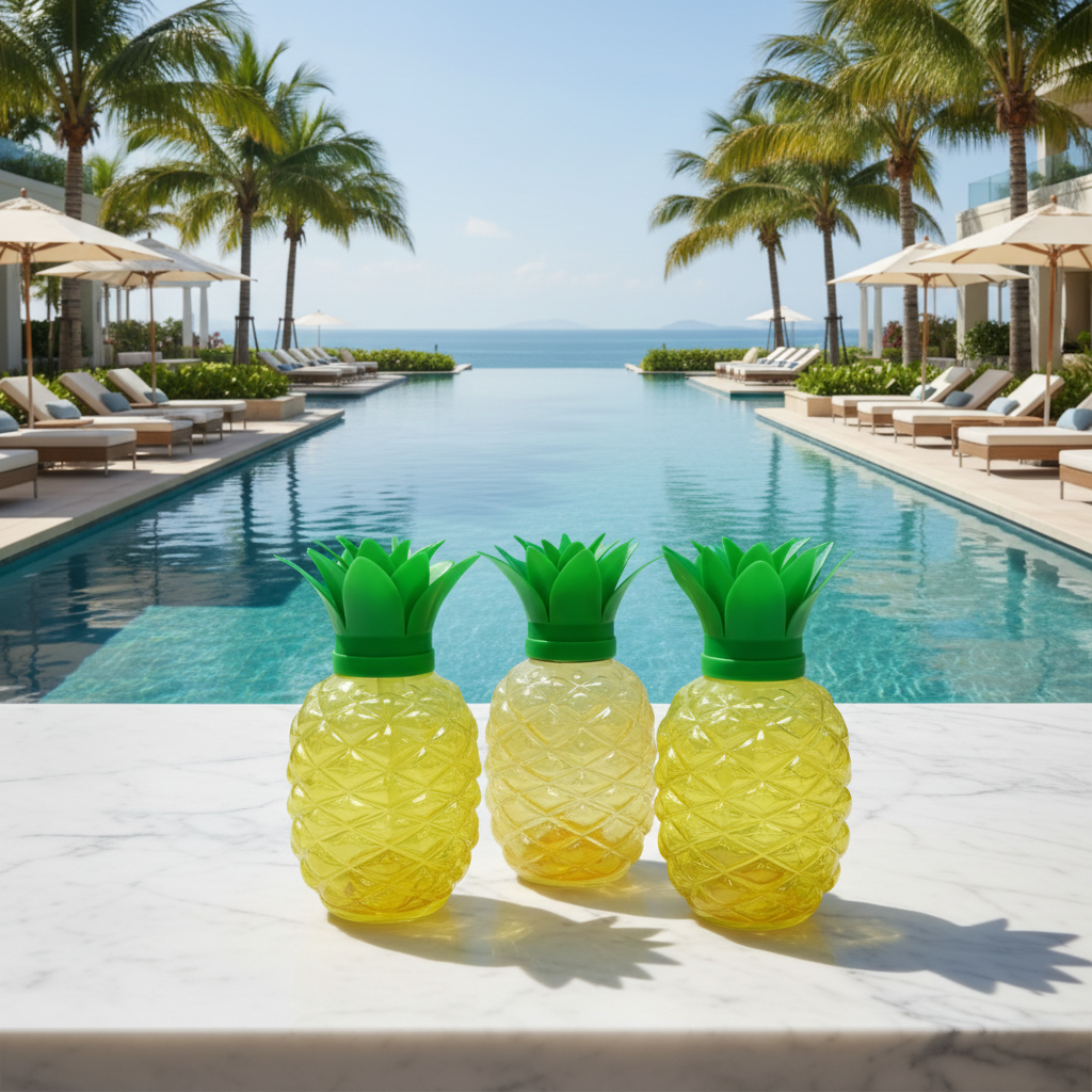 Vaso para Bebidas Chica de Piña 600ml