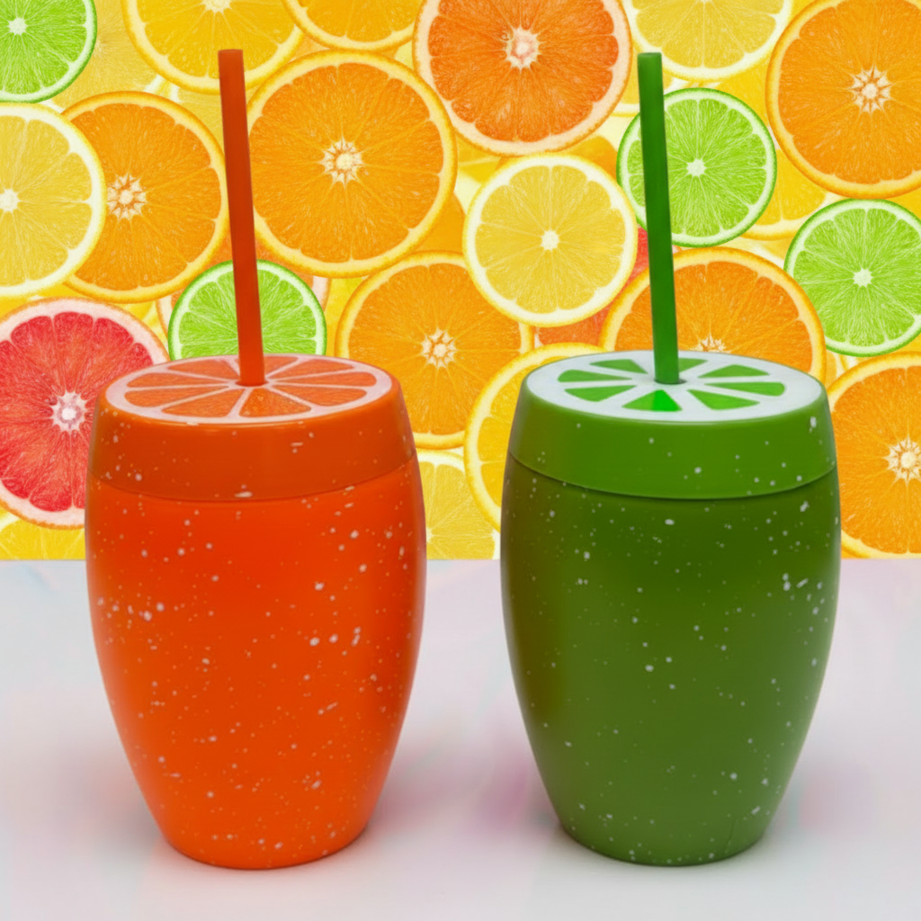 Vaso para Bebidas Naranja o Limon 900ml