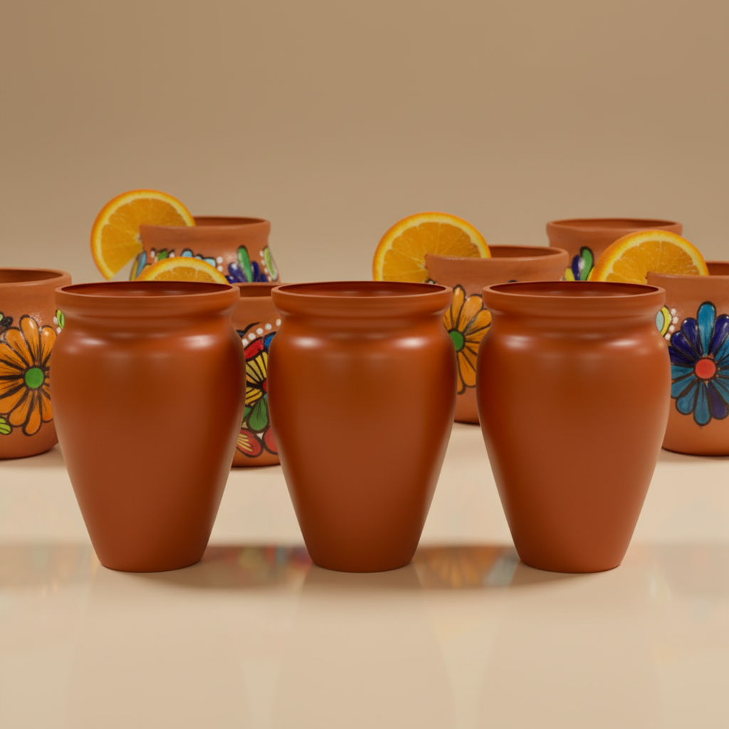Vaso Cantarito de Plástico Liso 1L