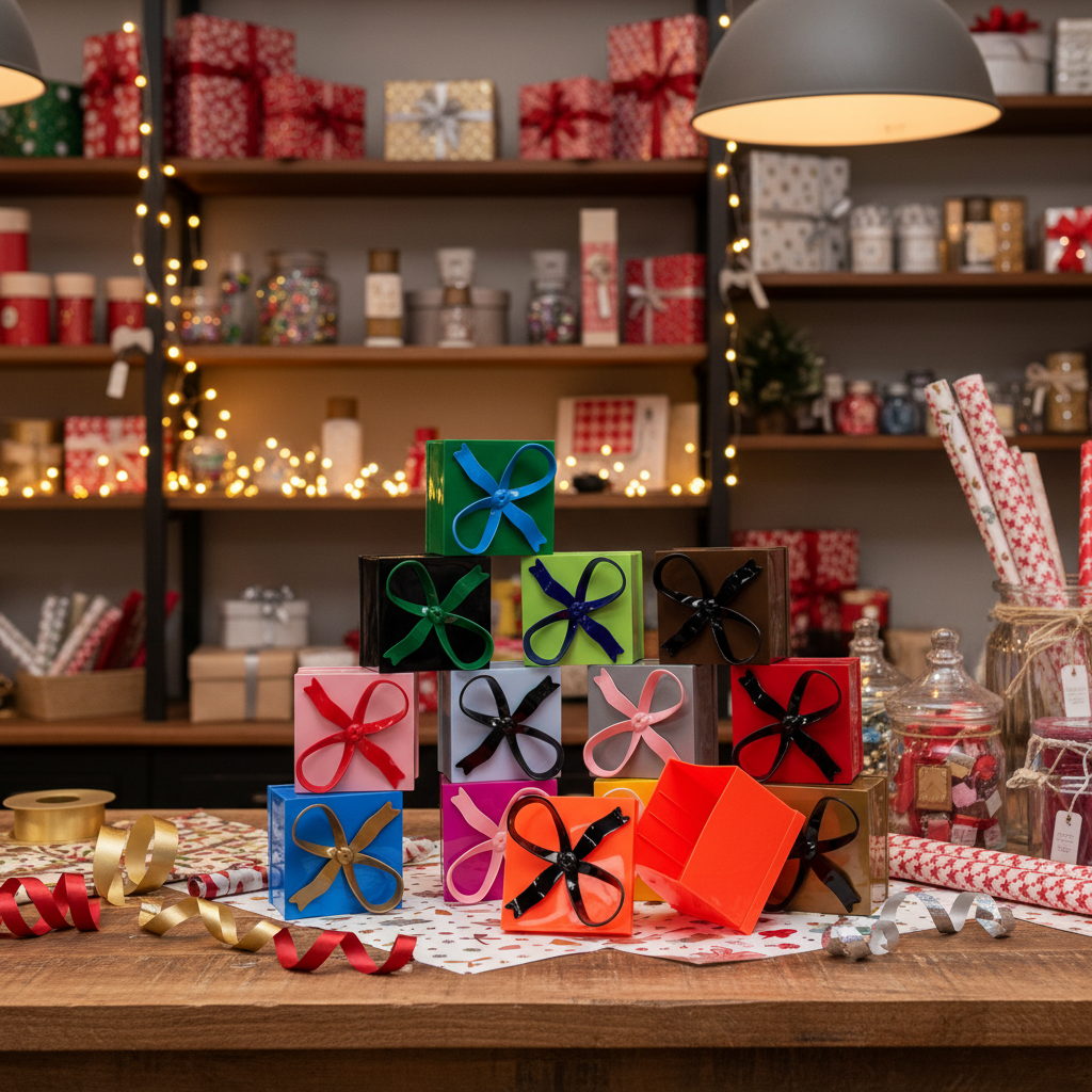 Dulcero Caja de Regalo de Plástico