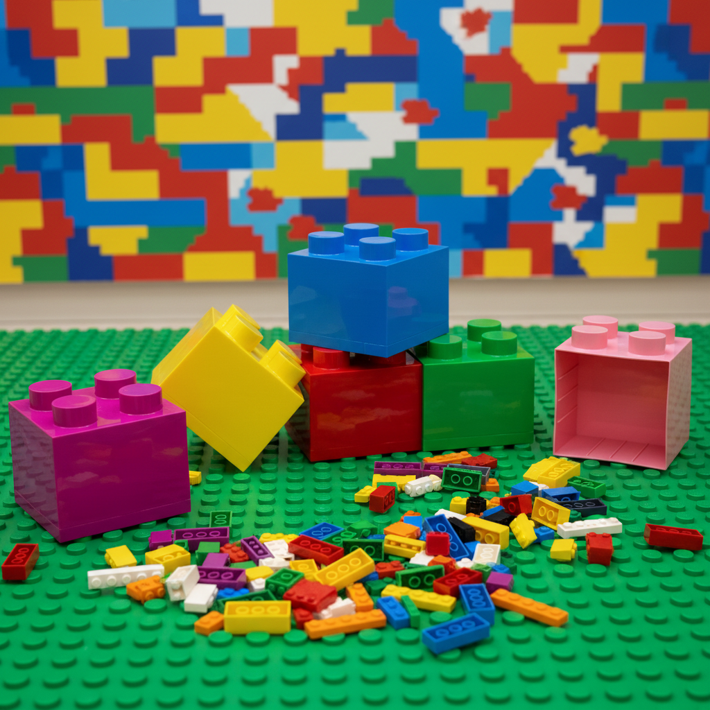 Dulcero Cubo bloque de Lego