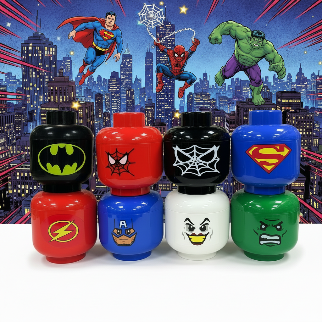 Dulcero Cabeza de Lego Super Heroes