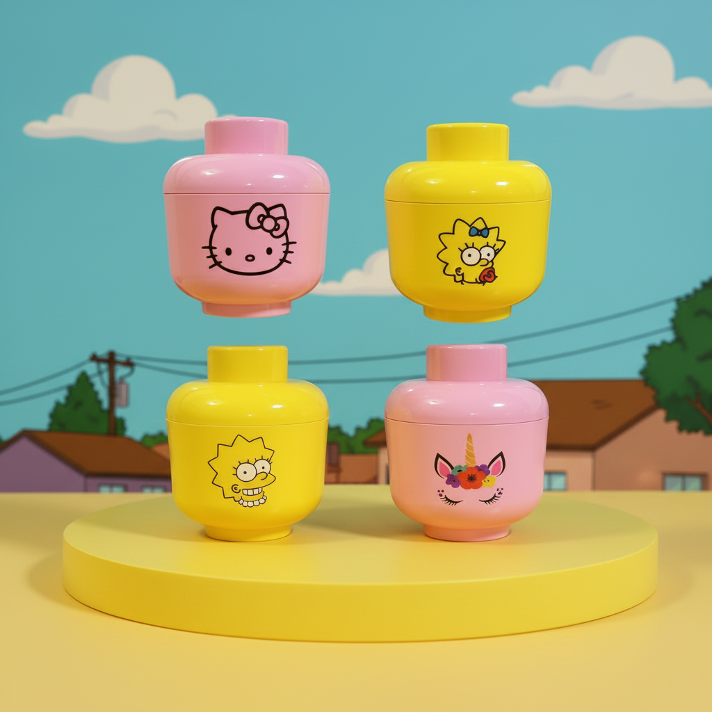 Dulcero Cabeza de Lego Niñas