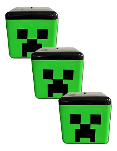 Cubo Contenedor Minecraft (15 x 14 cm)