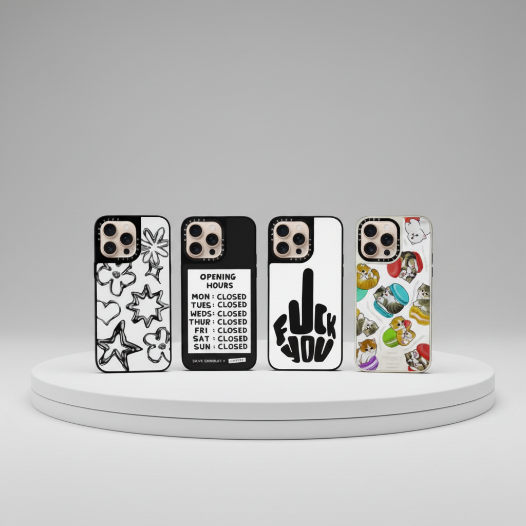 Funda Case Casetify Reflect para iPhone con Espejo Integrado, Diseños Urbanos, Bordes Reforzados y MagSafe