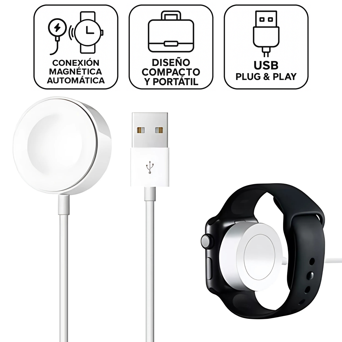 Cargador Apple Watch USB (1 m) - Apple