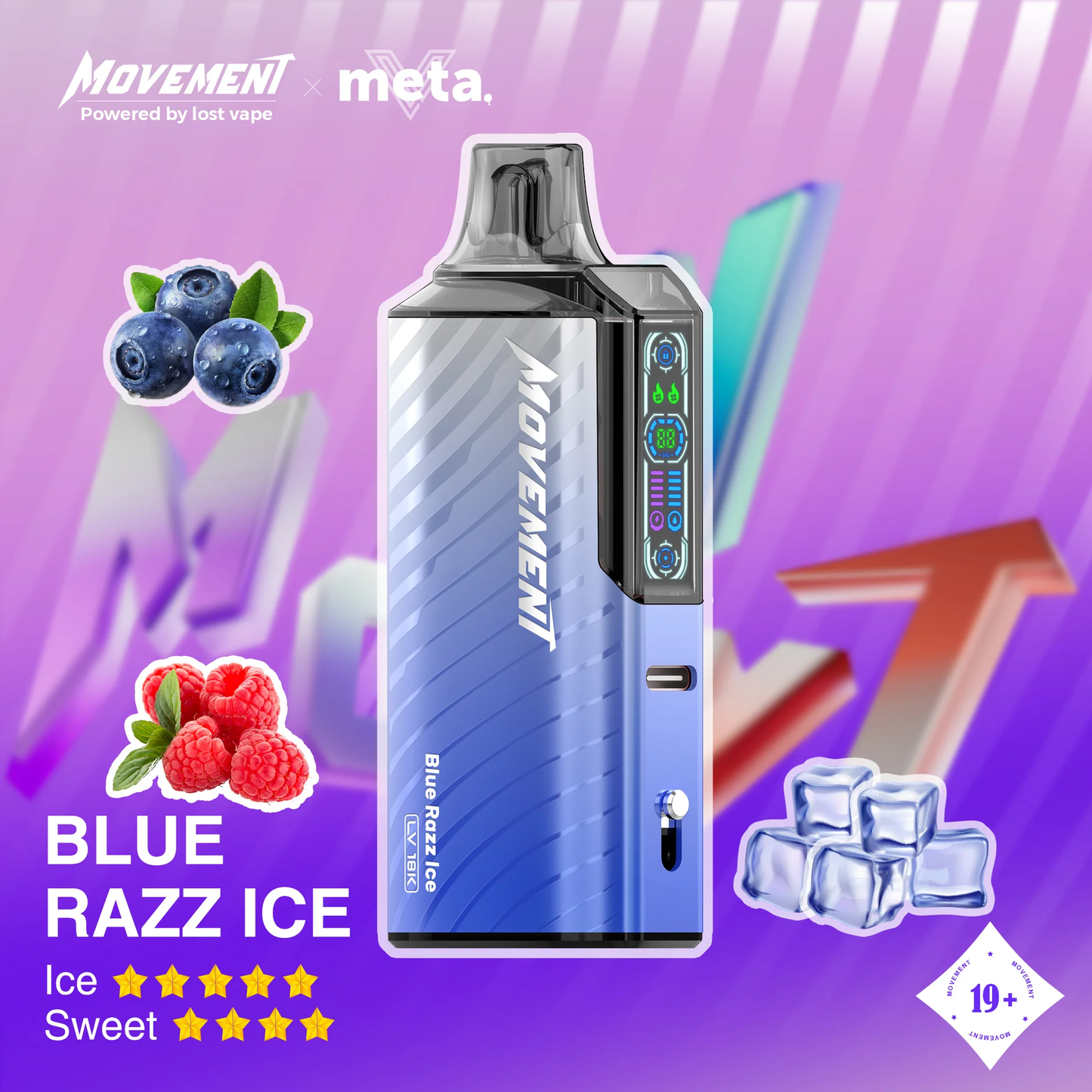 Movement LV18K - 18,000 Puffs