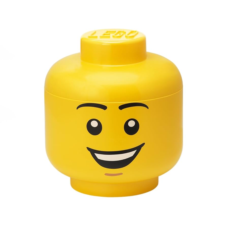 Cabeza Tipo Lego - 17 x 20 cm
