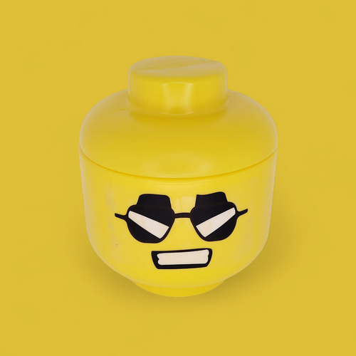 Cabeza Tipo Lego - 17 x 20 cm