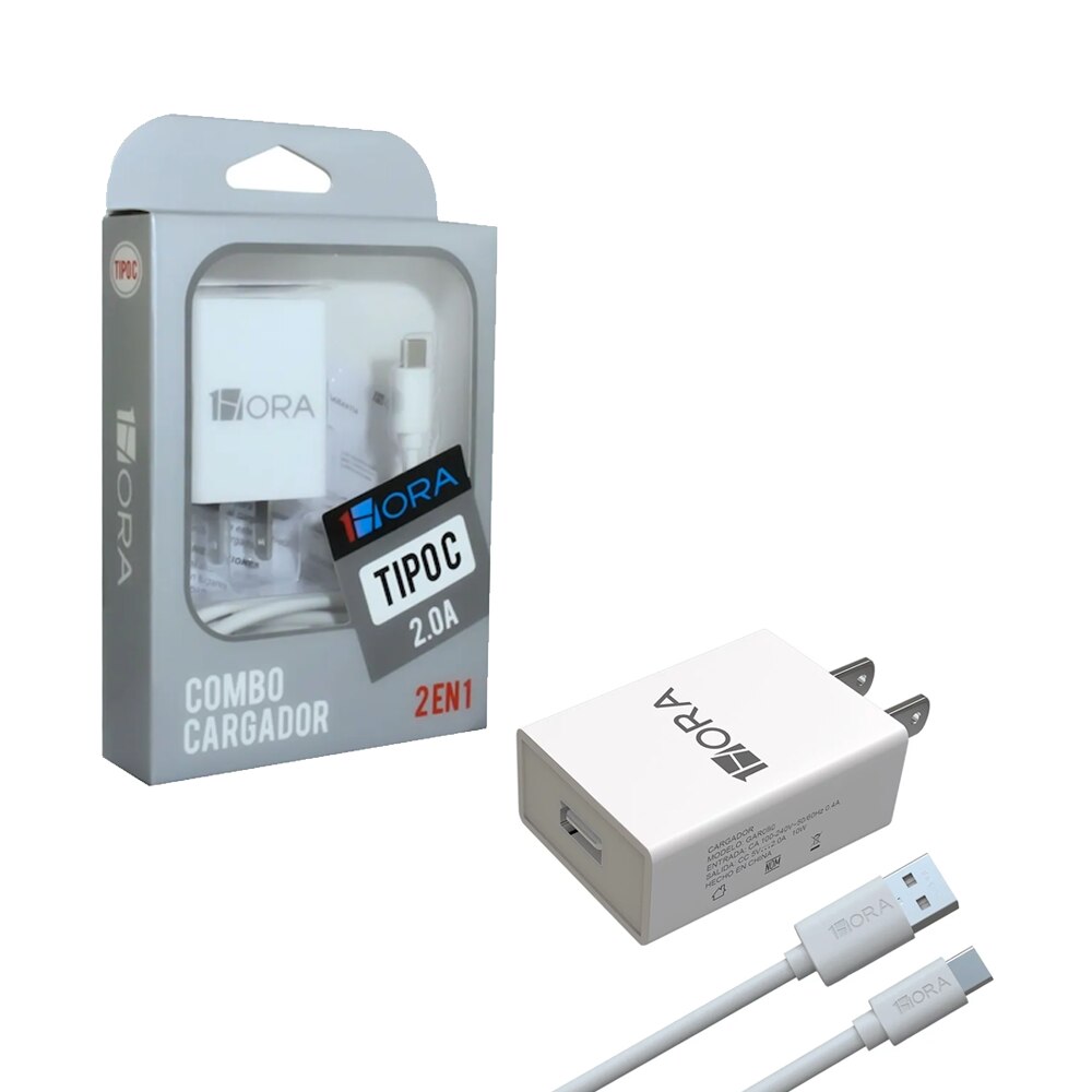 Combo Cargador C 2.0 - 1 Hora