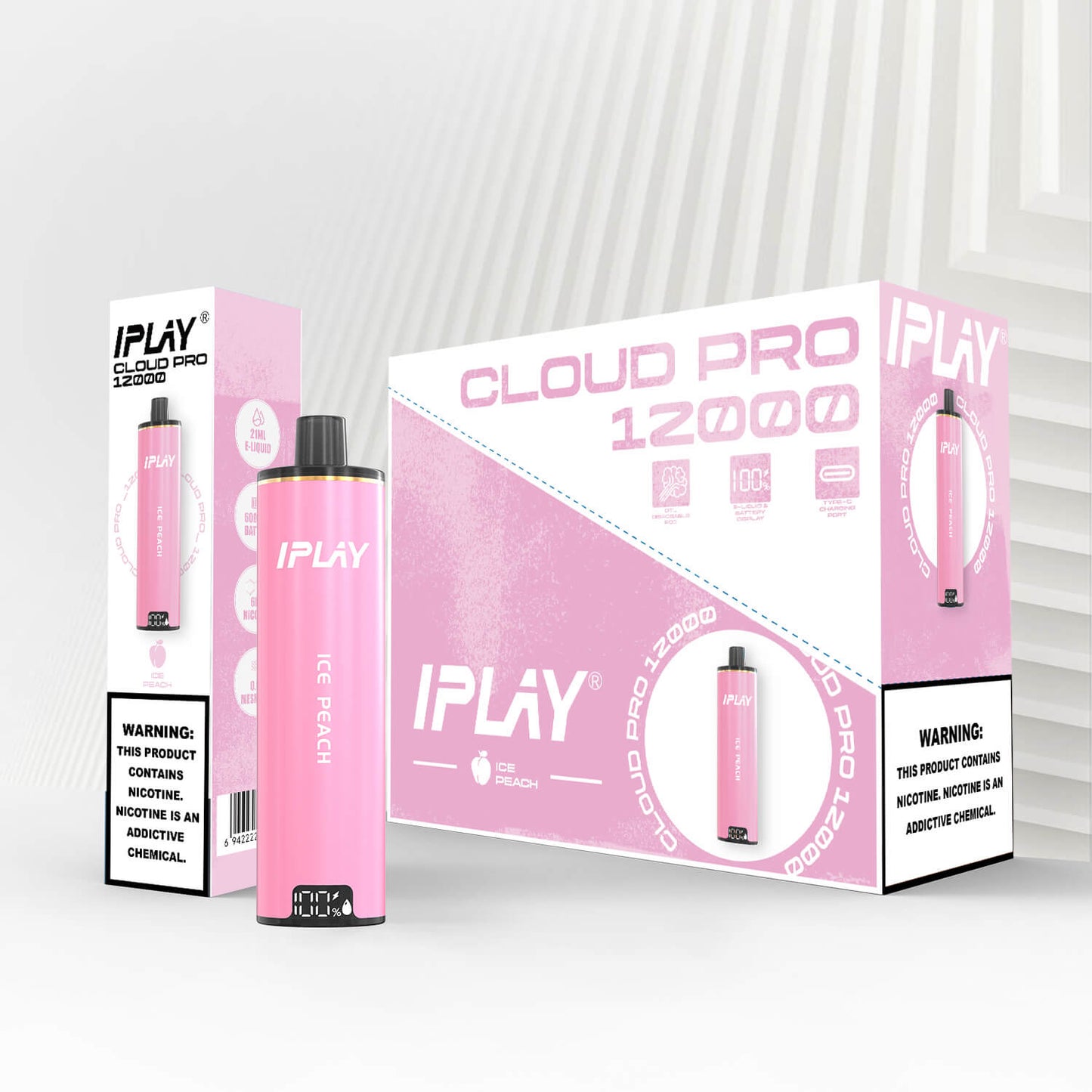 iPlay Cloud Pro - 12,000 Puffs