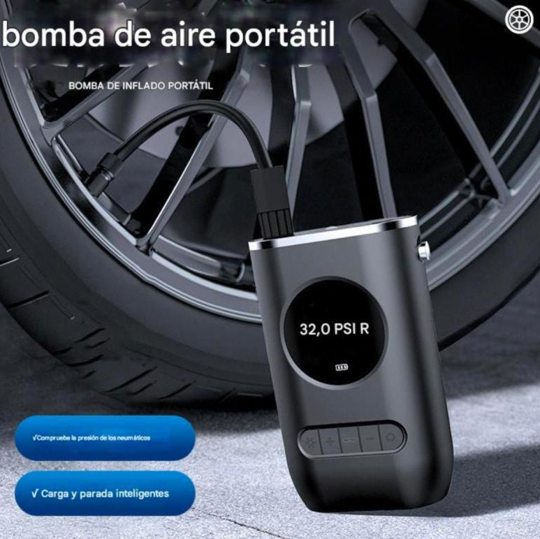 Compresora de Aire Recargable con Display