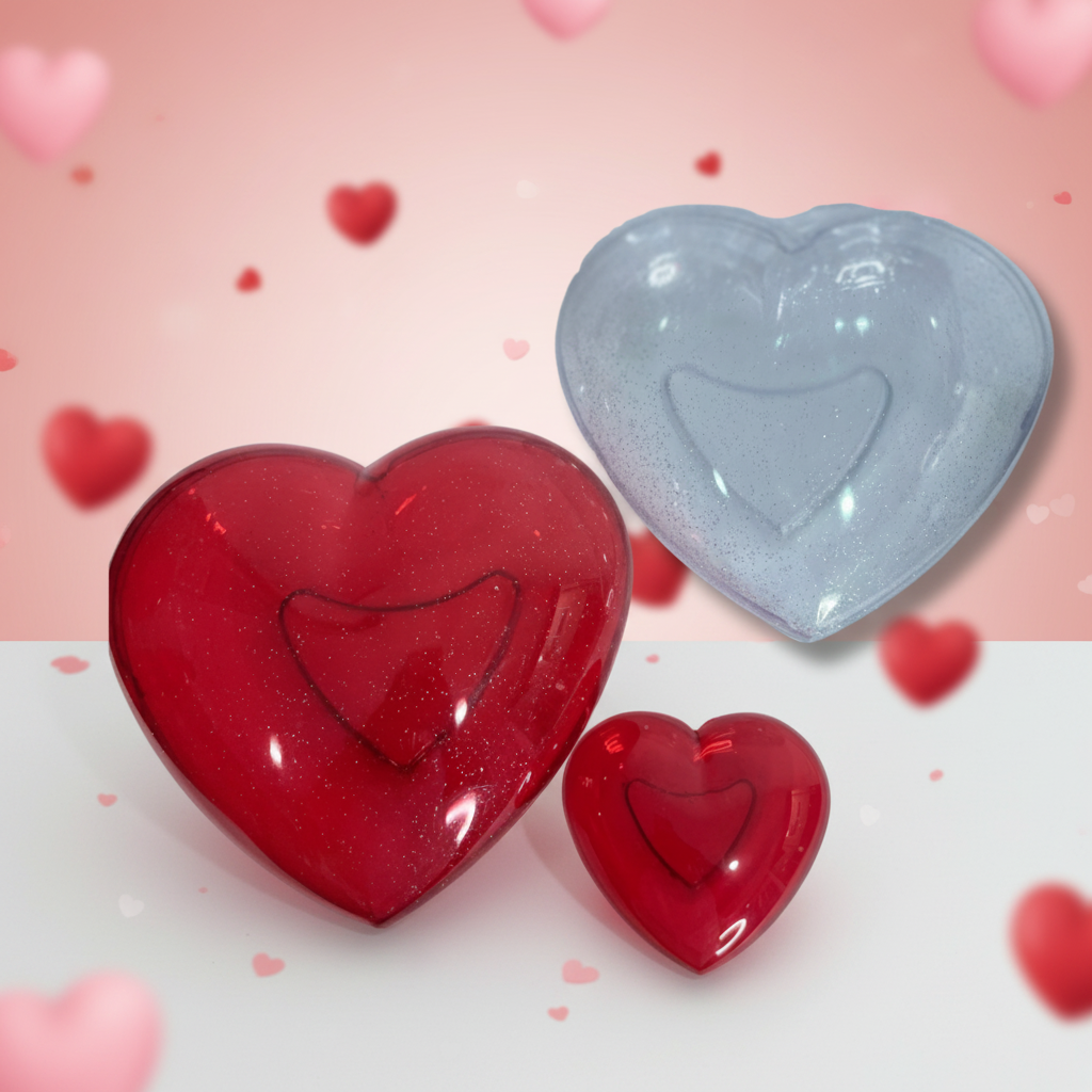 Dulcero Corazon de Acrilico Grande
