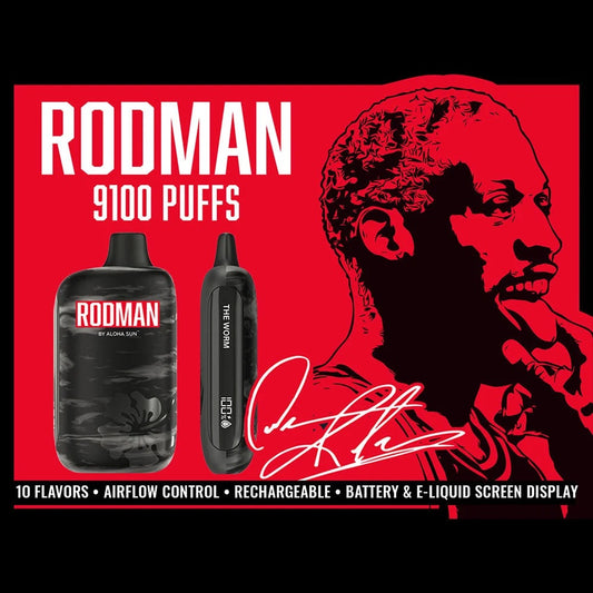 Aloha Sun Rodman - 9,100 Puffs