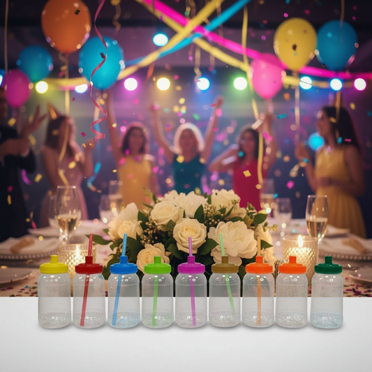 Termo Cilindro con Chupón 500ml Ideal para Eventos o Fiestas