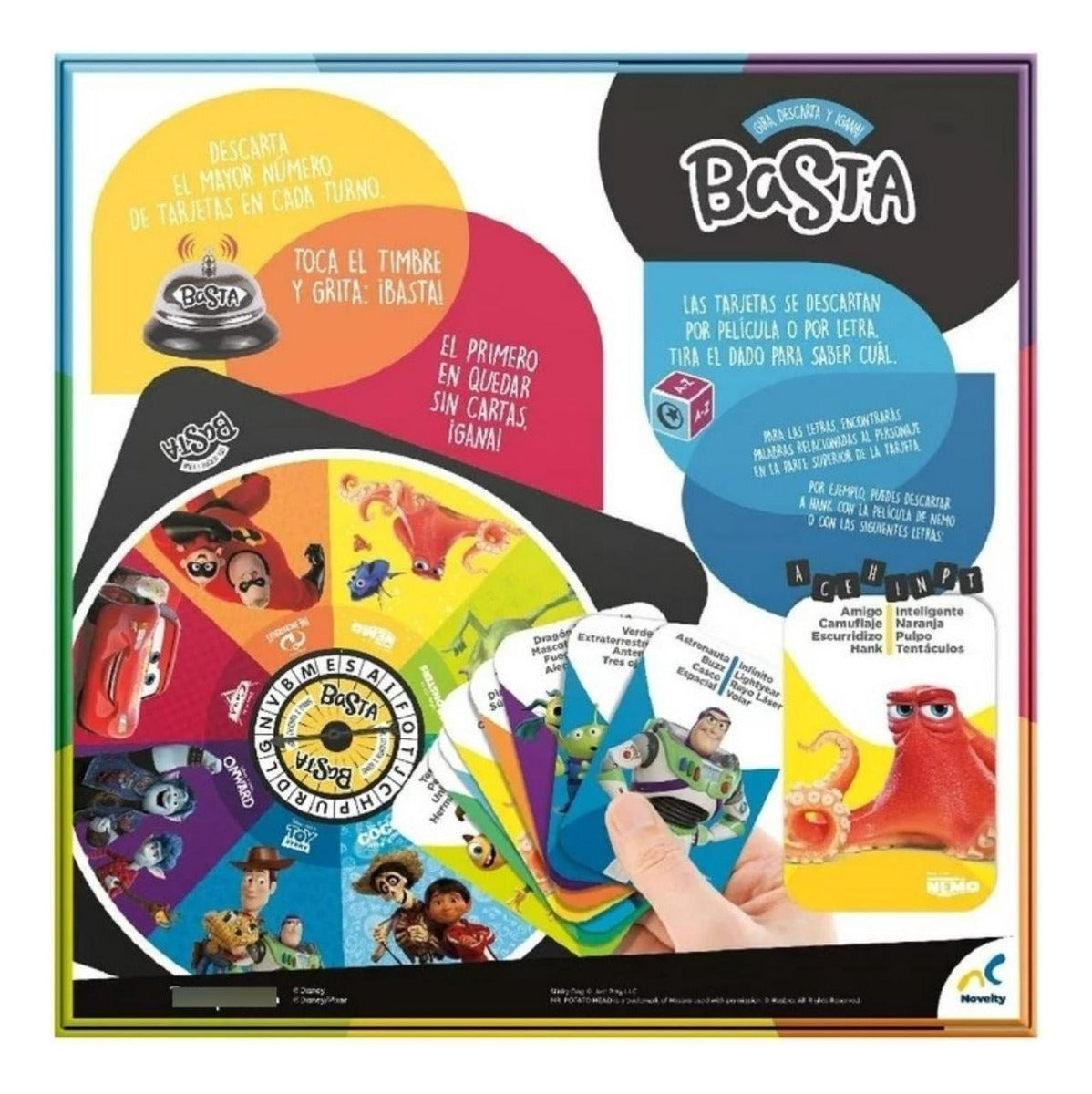 Basta Deluxe de Pixar - Juego de Mesa