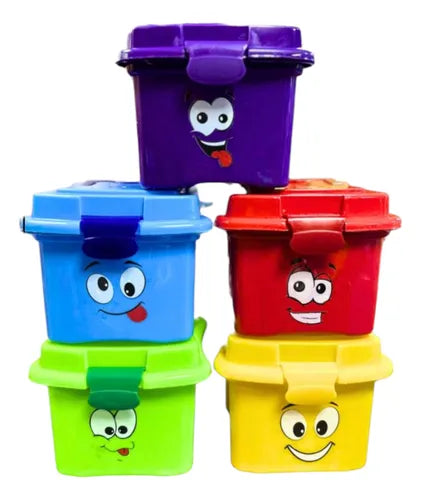 Cajita Emoji - 1 lt (10 cm x 10 cm x 11 cm)