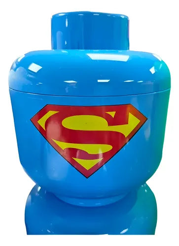 Cabeza Tipo Lego Super Héroes (17 x 20 cm)