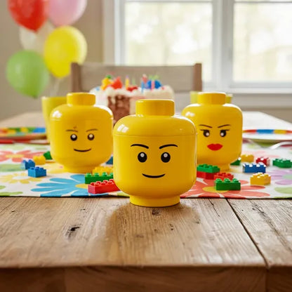 Cabeza Tipo Lego (17 x 20 cm)