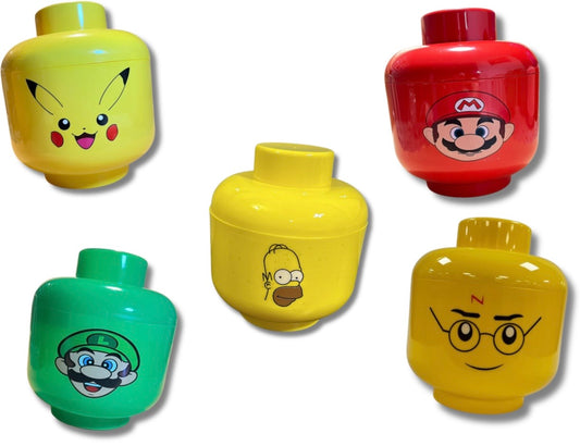 Cabeza Tipo Lego Niños (17 x 20 cm)