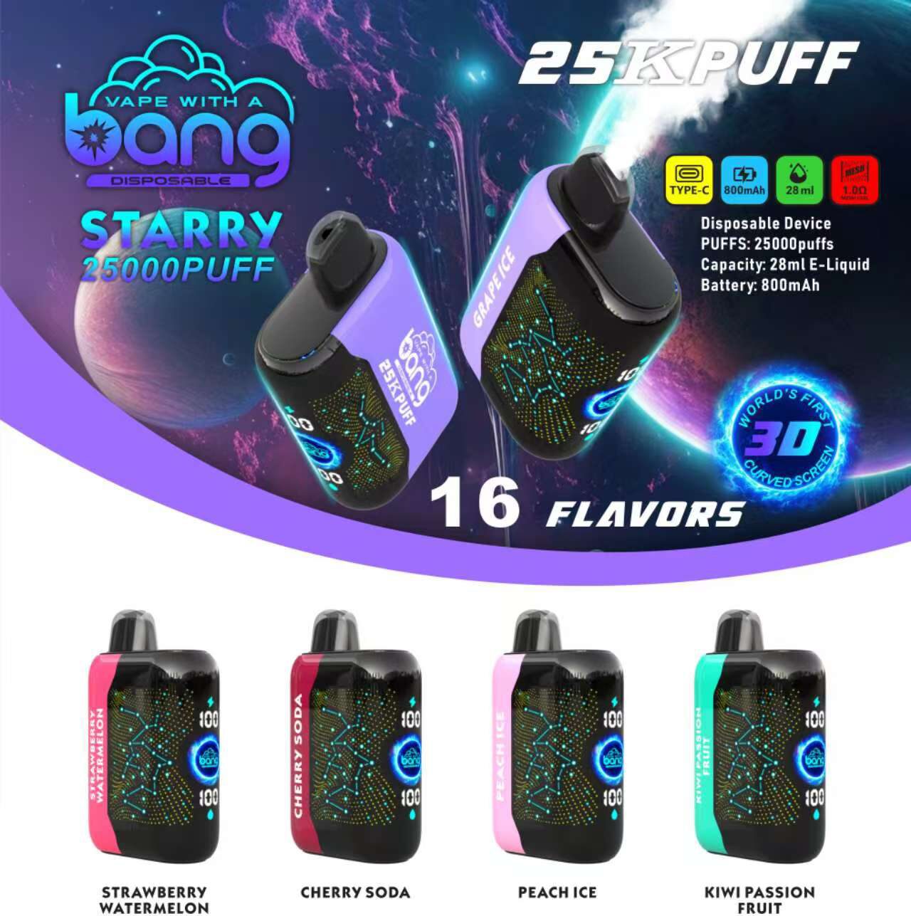Bang Starry - 25,000 Puffs