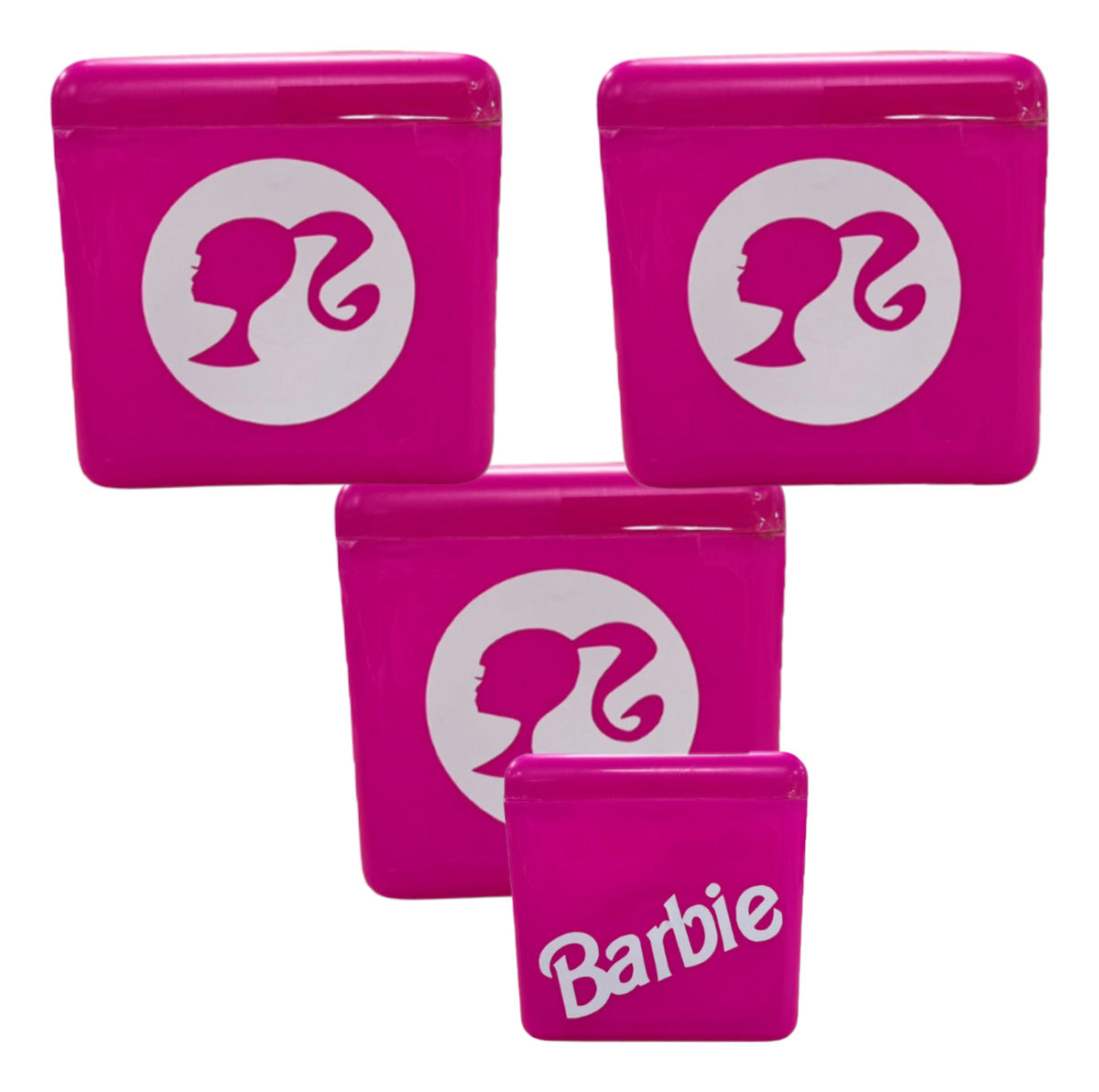 Cubo Contenedor Barbie (15 cm)