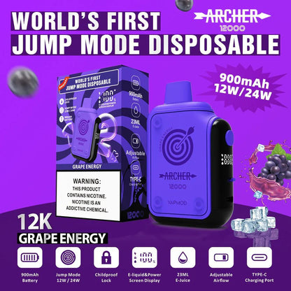 Archer Jump Mode - 12,000 Puffs