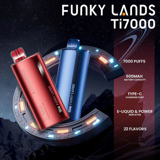 Funky Lands Ti7000 - 7,000 Puffs