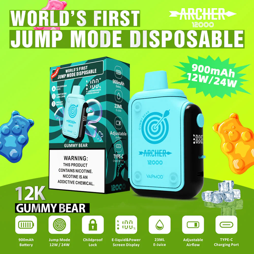 Archer Jump Mode - 12,000 Puffs