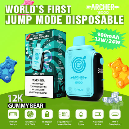 Archer Jump Mode - 12,000 Puffs