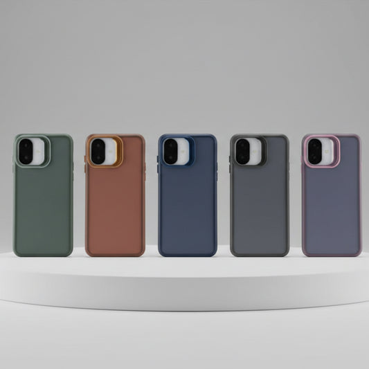 Funda Case Kimo Steel Fade para Android con Efecto Humo, y Stand Metálico de Cámara