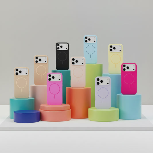 Funda Case Kimo Silicon MagSafe para iPhone de Silicona Suave con Interior de Terciopelo y Diseño Delgado