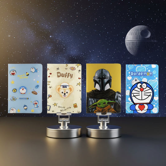 Carpeta Universal para Tablet de 8 a 9 Pulgadas con Diseños de Personajes, Soporte, Protección Completa y Modo Lectura