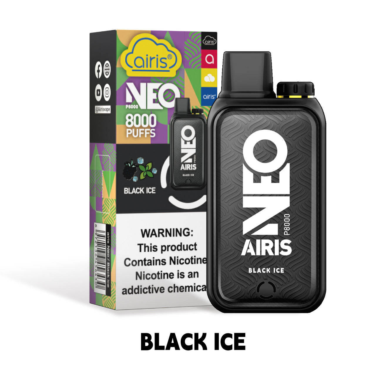 Airis Neo P8000 - 8,000 Puffs