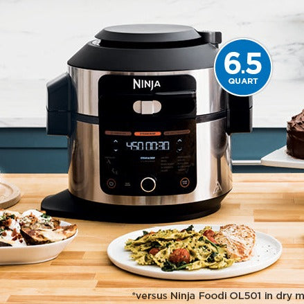 Ninja OL501 - Olla de presión y freidora de aire 14 en 1