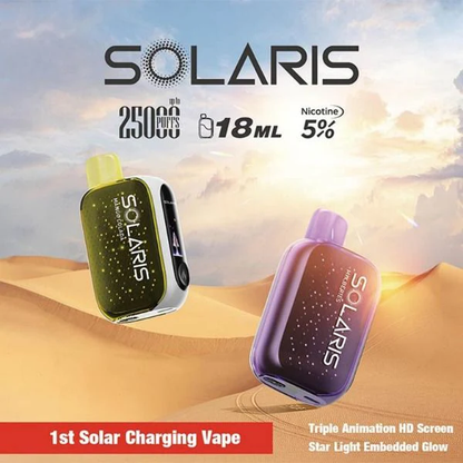 Solaris Solar Charging - 25,000 Puffs