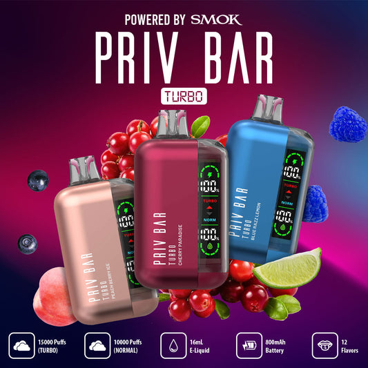 Priv Bar Turbo - 15,000 Puffs