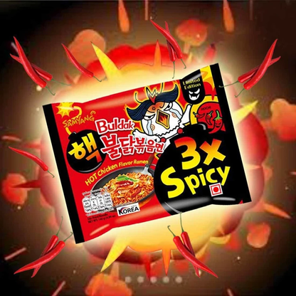 Samyang Buldak Hot Chicken 3x Spicy - 140 G