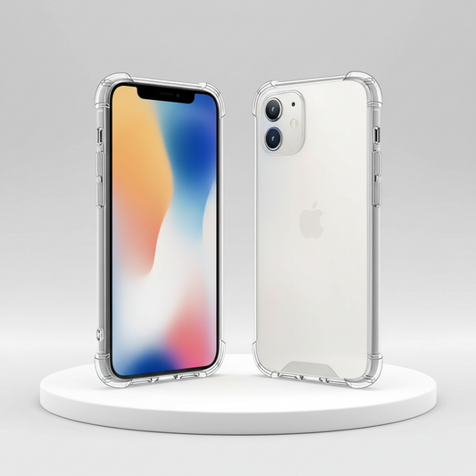 Funda Case Kimo Acrigel para iPhone y Android Transparente Ultrafina 1.00mm con Protección Antimicrobiana, Esquinas Reforzadas y Resistencia a Rayaduras