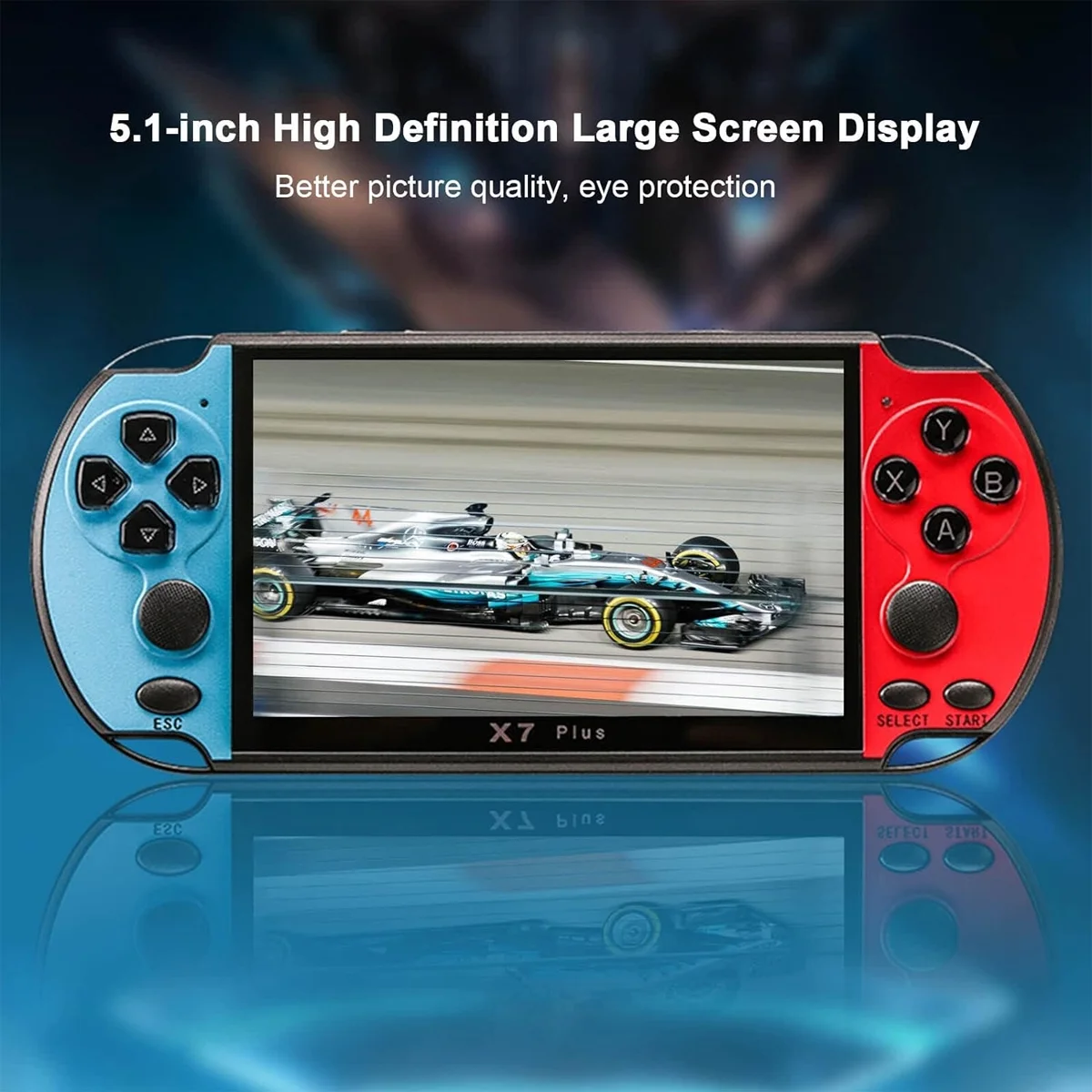 Consola de Juego Retro X7 Plus con Audifonos, HD Ready y SRS WOW HD