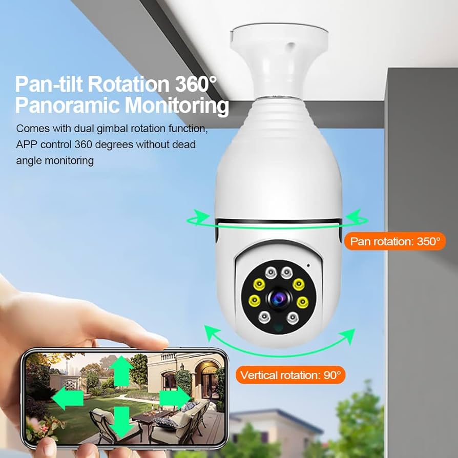 Cámara de Seguridad Panorámica WiFi