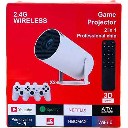 Proyector Inteligente 2 en 1 Ultra HD Professional Chip 3D Games