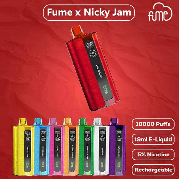 Nicky Jam x Fume Qrjoy - 10,000 Puffs