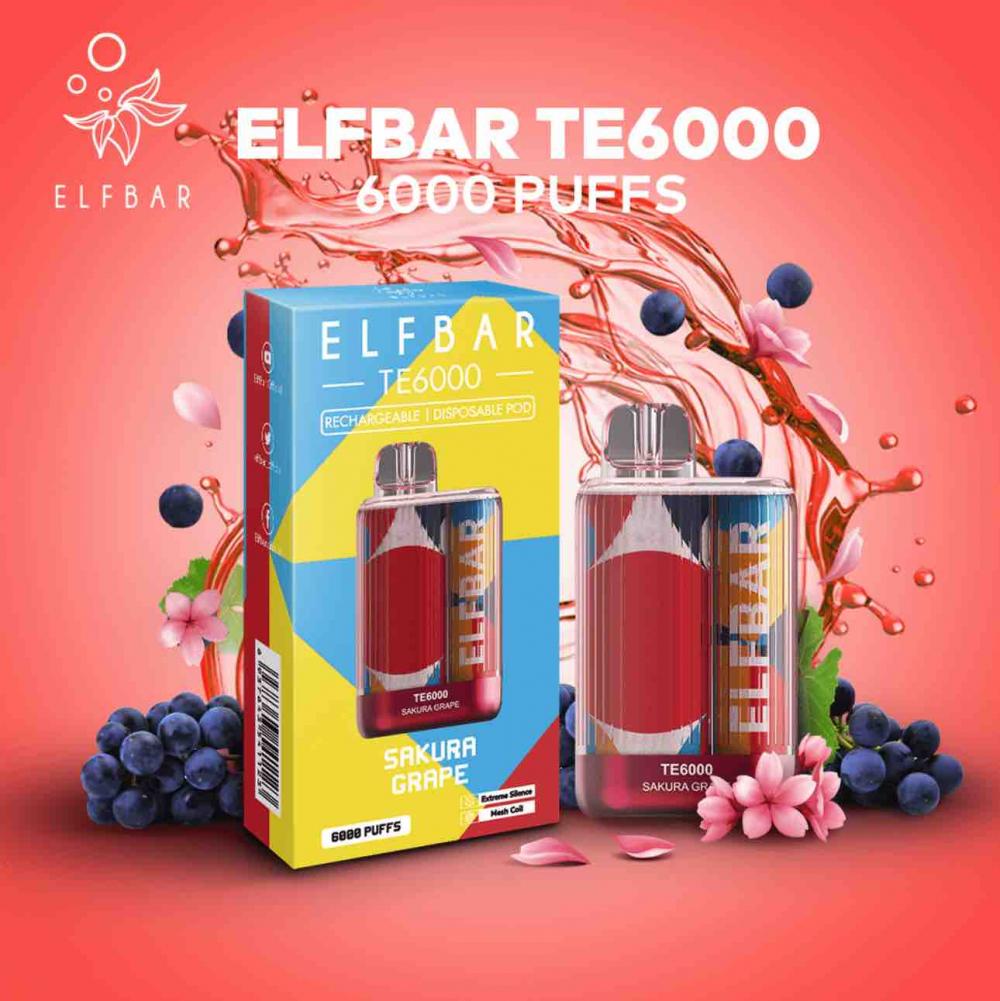 ElfBar TE6000 - 6,000 Puffs