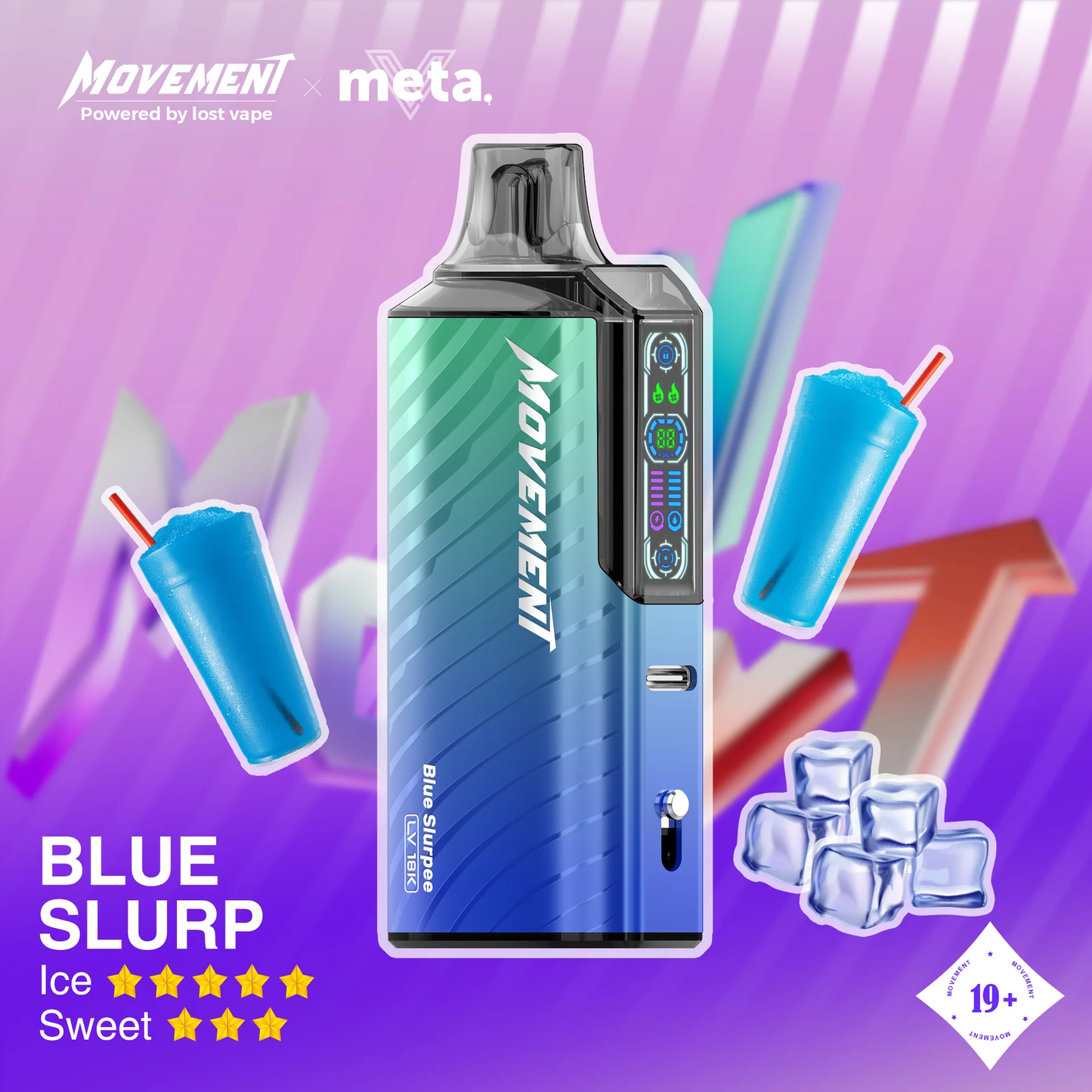 Movement LV18K - 18,000 Puffs