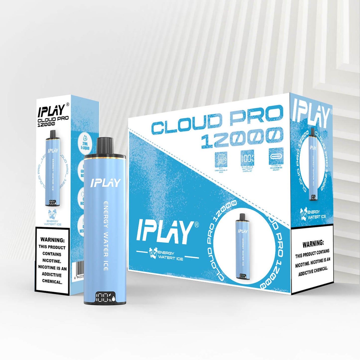 iPlay Cloud Pro - 12,000 Puffs