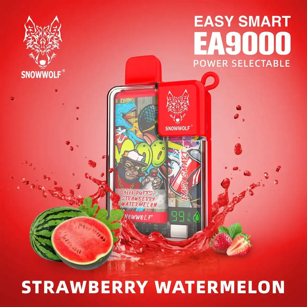 SnowWolf Easy Smart EA9000 - 9,000 Puffs