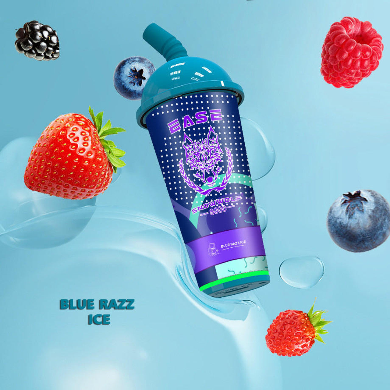SnowWolf Ease - 8,000 Puffs